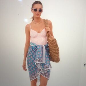 Women’s beach cover-upBoho style resort ready, White Lotus style